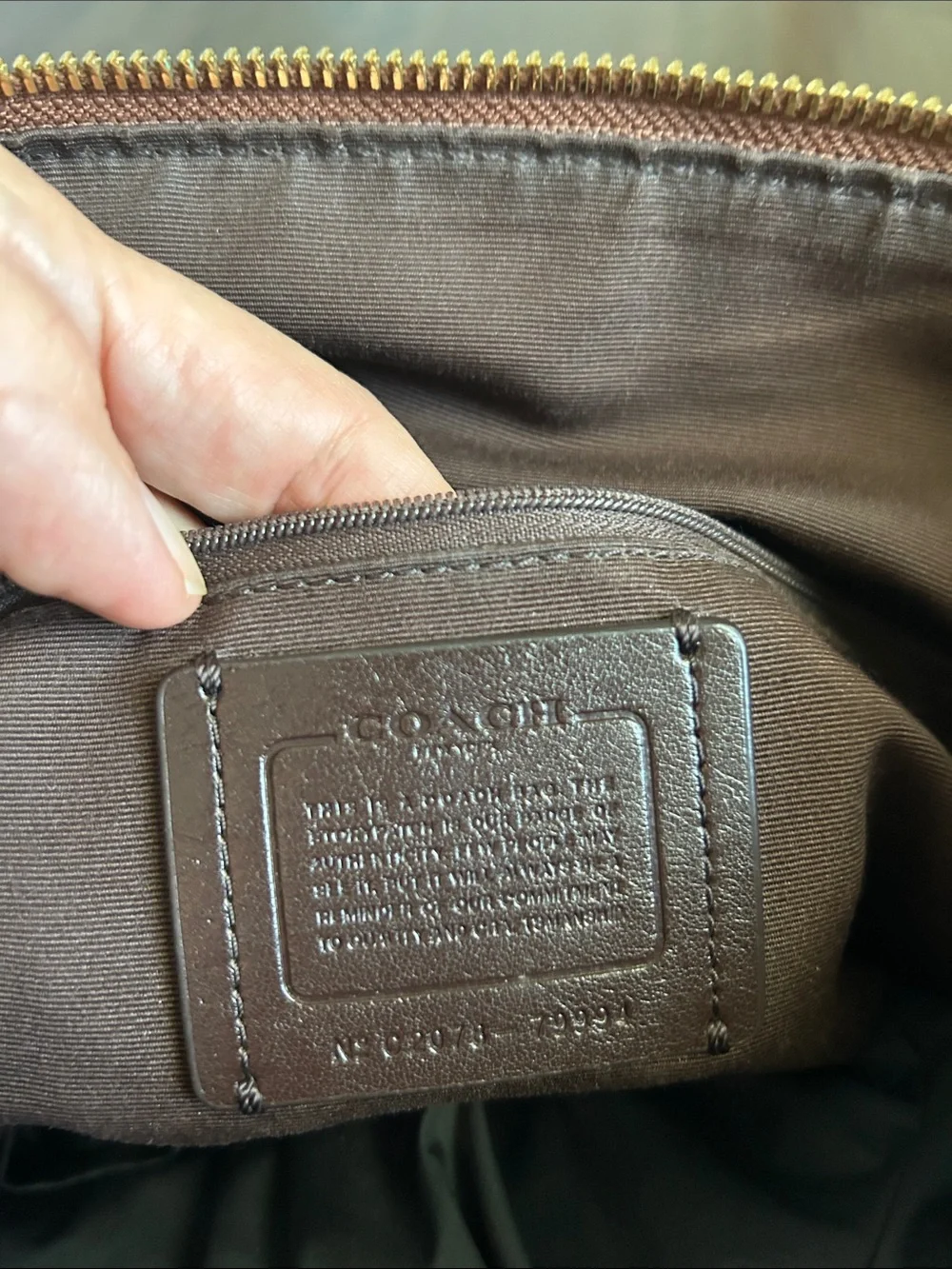 Marlon Coach Pebbled Leather Hobo Bag in Brown